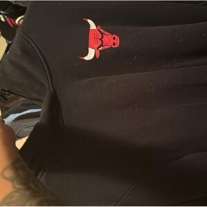 Chicago bulls cropped hoodie